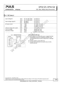 CP10.121 Datasheet Page 5