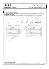 CP10.121 Datasheet Page 6