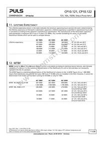 CP10.121 Datasheet Page 11