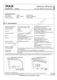 CP10.121 Datasheet Page 16