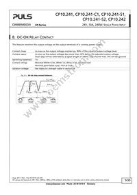 CP10.241-S1 Datasheet Page 9