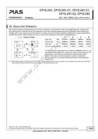 CP10.241-S1 Datasheet Page 18