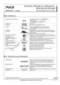 CP10.241-S1 Datasheet Page 19