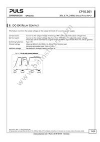 CP10.361 Datasheet Page 9