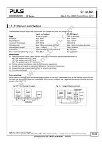 CP10.361 Datasheet Page 13