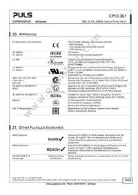 CP10.361 Datasheet Page 19