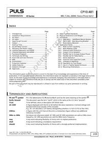 CP10.481 Datasheet Page 2