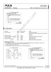 CP10.481 Datasheet Page 5