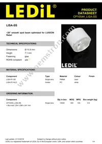 CP10544_LISA-SS Datasheet Cover