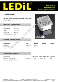 CP12631_LAURA-RS-PG Datasheet Cover