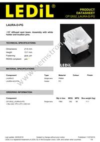 CP12632_LAURA-D-PG Datasheet Cover