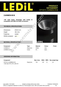 CP15313_CARMEN-W-B Datasheet Cover