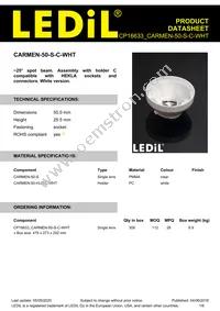 CP16633_CARMEN-50-S-C-WHT Datasheet Cover