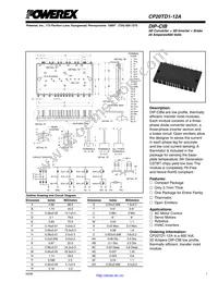 CP20TD1-12A Datasheet Cover