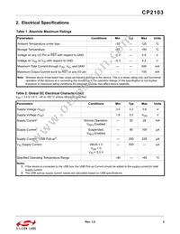 CP2103-GM Datasheet Page 5