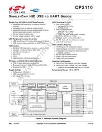 CP2110-F02-GM1R Datasheet Cover