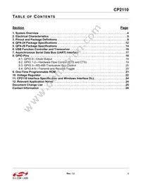 CP2110-F02-GM1R Datasheet Page 3