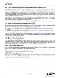 CP2112-F02-GMR Datasheet Page 20
