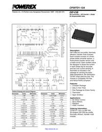 CP30TD1-12A Datasheet Cover