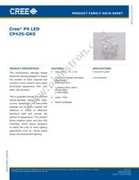 CP42S-GKS-CE0H0694 Datasheet Cover