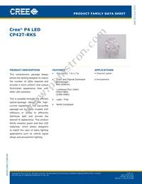 CP42T-RKS-CJ0L0EE4 Datasheet Cover