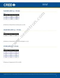 CP42T-RKS-CJ0L0EE4 Datasheet Page 3