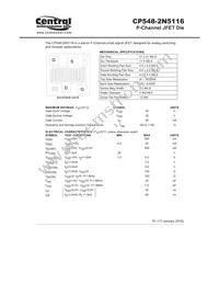 CP548-2N5116-CT Datasheet Cover