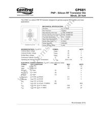 CP681-MPSH81-CT20 Datasheet Cover