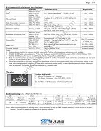 CPA2512E82R0FS-T10 Datasheet Page 3