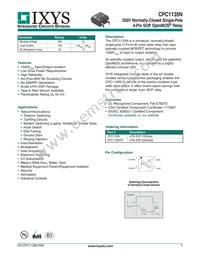 CPC1135NTR Datasheet Cover