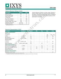 CPC1150N Datasheet Page 2