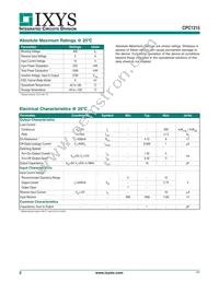CPC1215G Datasheet Page 2