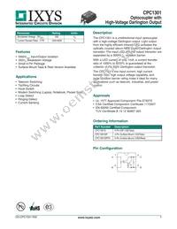 CPC1301GR Datasheet Cover