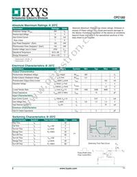 CPC1302GS Datasheet Page 2