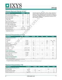 CPC1335P Datasheet Page 2