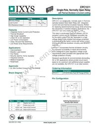 CPC1511Y Datasheet Cover