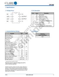 CPC1560G Datasheet Page 3