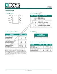 CPC1590PTR Datasheet Page 3