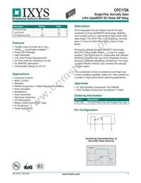 CPC1706Y Datasheet Cover