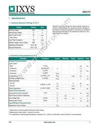 CPC1777J Datasheet Page 2