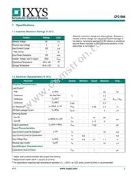 CPC1908J Datasheet Page 2