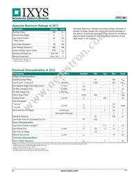 CPC1961GS Datasheet Page 2