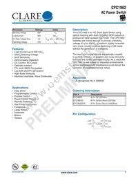 CPC1962G Datasheet Cover