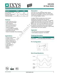 CPC1976Y Datasheet Cover