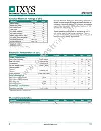 CPC1983YE Datasheet Page 2