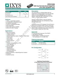 CPC2125N Datasheet Cover