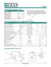 CPC3714C Datasheet Page 2