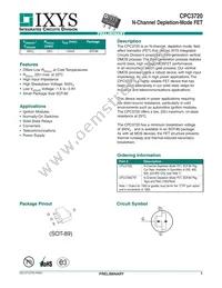 CPC3720C Datasheet Cover