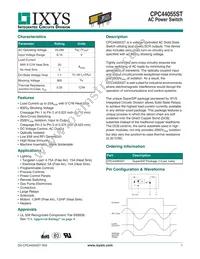 CPC44055ST Datasheet Cover