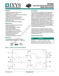 CPC5001GS Datasheet Cover